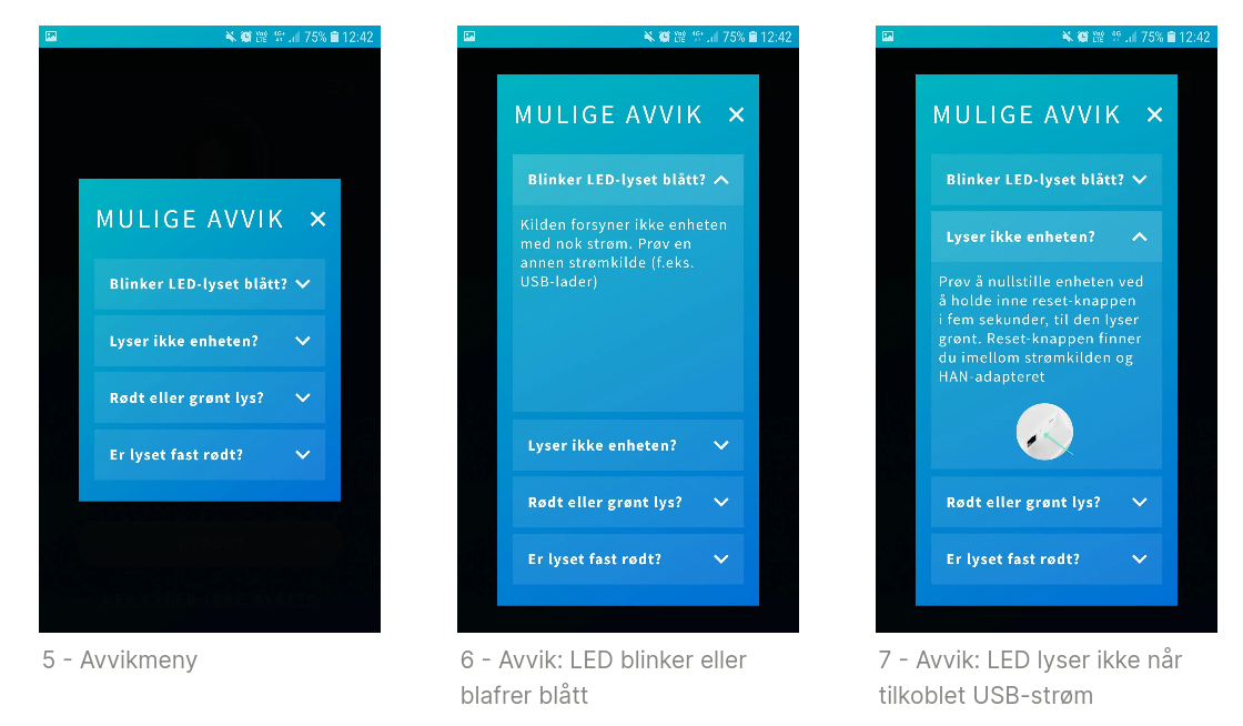 Oppsett steg 2 - avvik Avvik 1